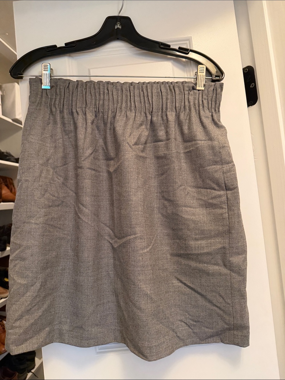 NWT J Crew Women's Gray Sidewalk Skirt